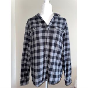 American Eagle Black Flannel
